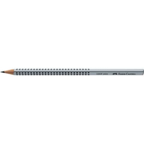 Bleistift GRIP 2001 - 2B, silbergrau