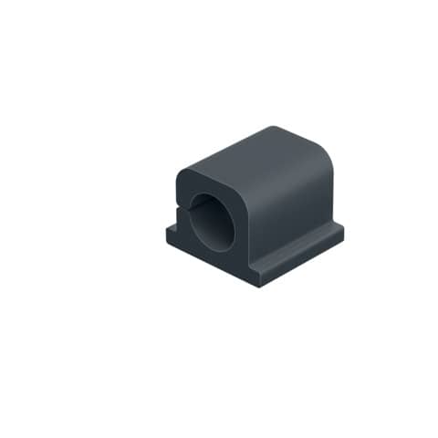 Kabel-Clip CAVOLINE® CLIP PRO 1 - 20 x 21 x 16 mm, graphit, Kunststoff, 6 Stück