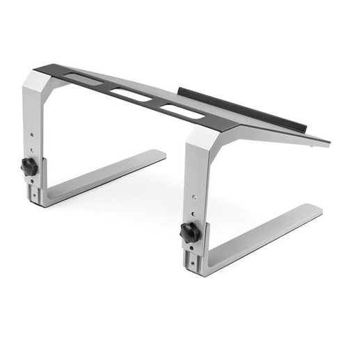 STARTECH.COM Adjustable Laptop Stand - Heavy Duty Steel & Aluminum - 3 Height Settings - Tilted - Ergonomic Laptop Riser