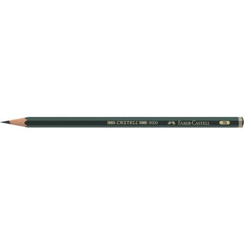 Bleistift CASTELL® 9000 - 7B, dunkelgrün