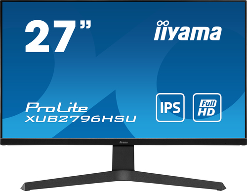 IIYAMA XUB2463HSU-B1 60,45cm 23,8Zoll ETE IPS EyeComfort/EyeSafe 2.0 FHD 100Hz 250cd/m2 3ms Speakers HDMI DP 2xUSB 3.2 15cm Heigt