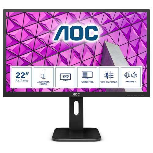 AOC 22P1D 54,7CM 21,5Zoll display Full-HD-Business-Monitor