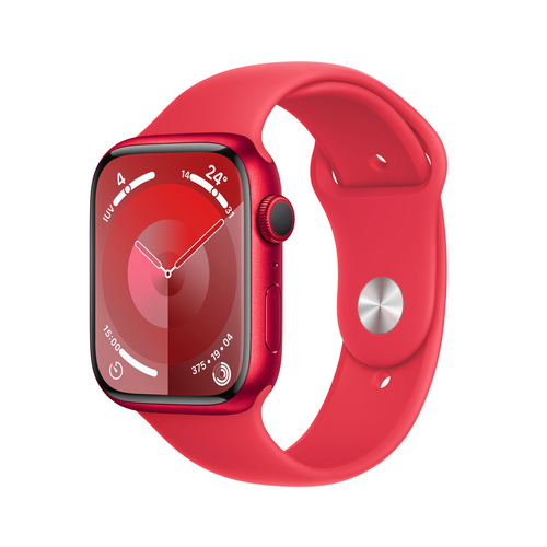 APPLE Watch Series 9 GPS 45mm PRODUCT RED Aluminium Case with PRODUCT RED Sport Band - M/L