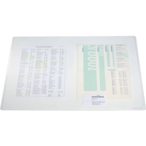 Schreibunterlage DURAGLAS® - 530 x 400 mm, transparent