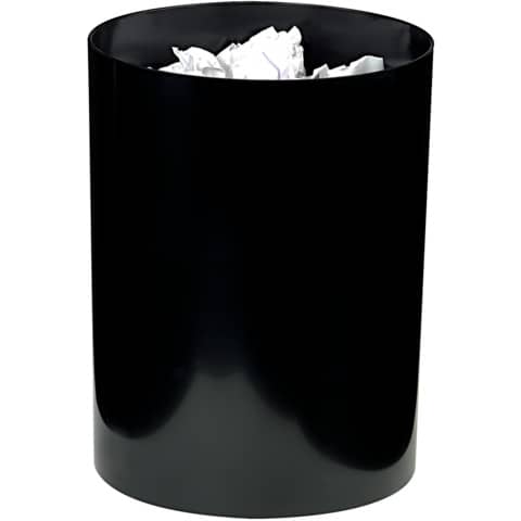 Papierkorb Confort - schwarz, Ø 260 / 335 mm hoch