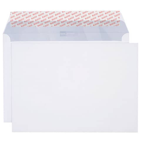 Briefumschlag Office - B4, hochweiß, haftklebend, ohne Fenster, 80 g/qm, 10 Stück