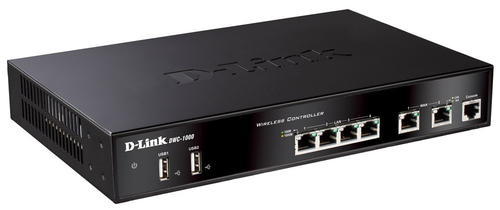 D-LINK DWC-1000 Wireless Controller support for 12 Access Points integrated upgradeable to 66 AP