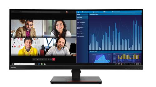 LENOVO ThinkVision P34w-20 86,36cm 34,14Zoll WQHD Ultra-Wide Curved Monitor HDMI Topseller