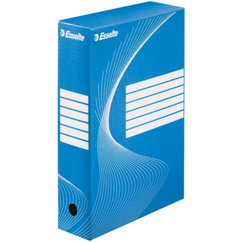 Archiv-Schachtel - DIN A4, Rückenbreite 8 cm, blau
