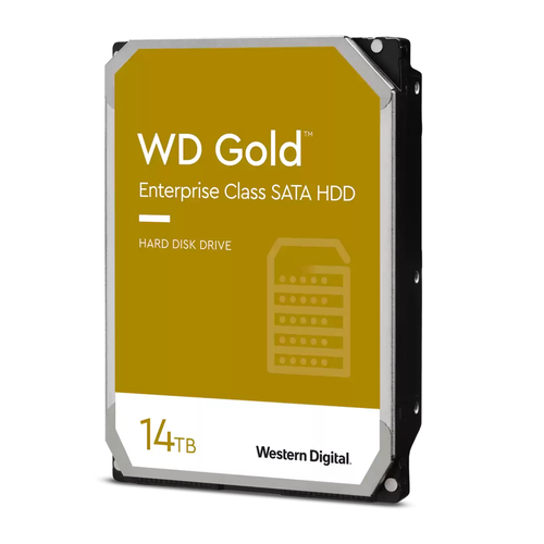 WD Gold 14TB SATA 6Gb/s 8,89cm 3,5Zoll 512MB cache 7200rpm internal RoHS compliant Enterprise HDD Bulk
