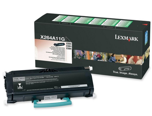 LEXMARK X264, X363, X364 Toner schwarz Standardkapazität 3.500 Seiten 1er-Pack Rückgabe