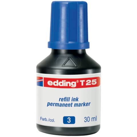 T 25 Nachfülltusche - für Permanentmarker, 30 ml, blau