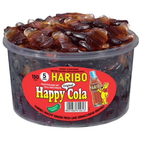 Fruchtgummi - Happy Cola, 150 Stück