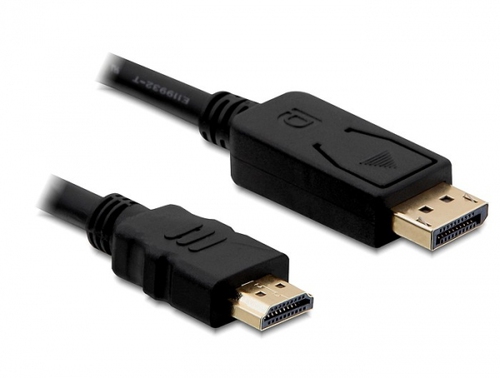 DELOCK Kabel Displayport Stecker > HDMI Stecker 1m