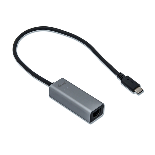I-TEC USB-C Metal Gigabit Ethernet Adapter 1x USB-C auf RJ-45 LED-Anzeige kompatible mit Thunderbolt 3