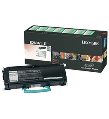 LEXMARK E260 E360 E460 Toner schwarz Standardkapazität 3.500 Seiten 1er-Pack Rückgabe