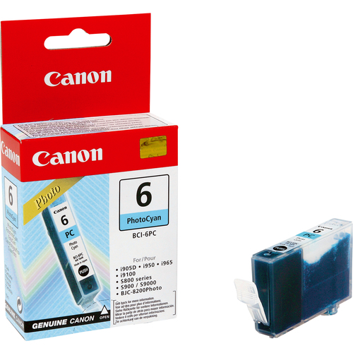 CANON BCI-6PC Tinte foto cyan Standardkapazität 13ml 1er-Pack