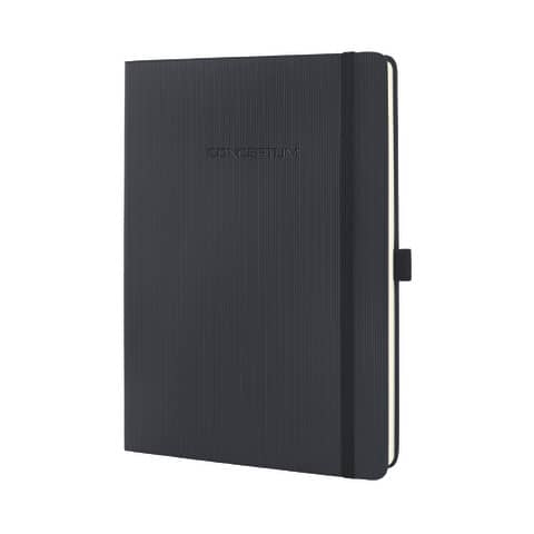 Notizbuch Conceptum - Tablet Format (180x240 mm), Hardcover, liniert, 194 Seite, schwarz