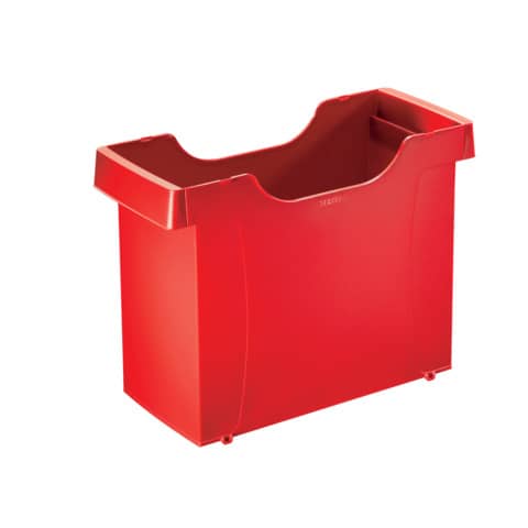 1908 Hängemappenbox Uni-Box Plus, für Hängemappen A4, Polystyrol, rot