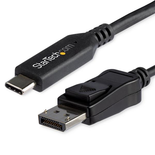 STARTECH.COM 5.9 ft 1.8m - USB-C to DisplayPort Adapter Cable - 8K 30Hz - HBR3 - USB-C Adapter - Thunderbolt 3 Compatible