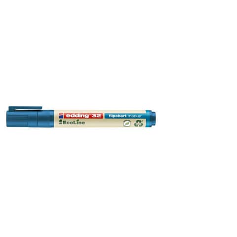 32 Flipchartmarker EcoLine - nachfüllbar, 1 - 5 mm, blau