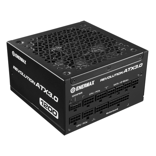 ENERMAX REVOLUTION ATX3.0 Enthusiast Gaming Streaming ATX PSU 1000W 80Plus Gold PCIe 5.0 Ready Voll-Modular 2X 12VHPWR Kabel