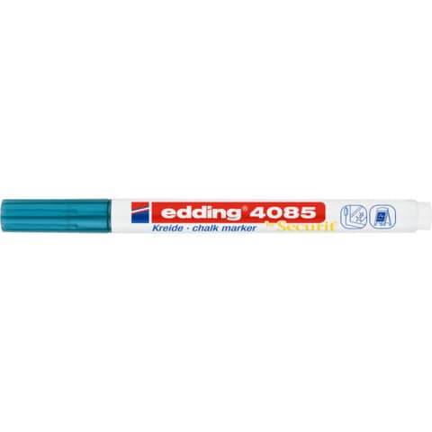 4085 Kreidemarker - 1 - 2 mm, blau-metallic