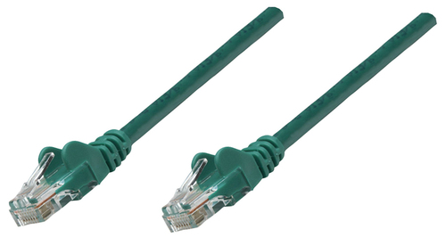 INTELLINET Netzwerkkabel Cat6a S/FTP 20 m gruen vollkupfer Cat6a-zertifiziert LS0H RJ45-Stecker/RJ45-Stecker