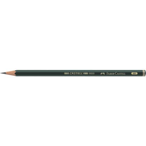 Bleistift CASTELL® 9000 - 4H, dunkelgrün
