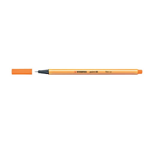 Fineliner - point 88 - Einzelstift - orange