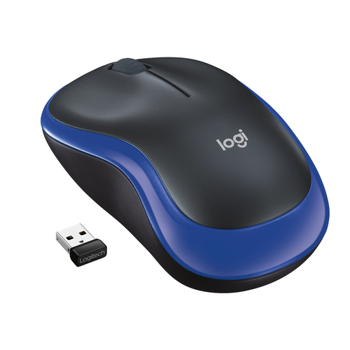 LOGITECH M185 Wireless Mouse BLUE EER2