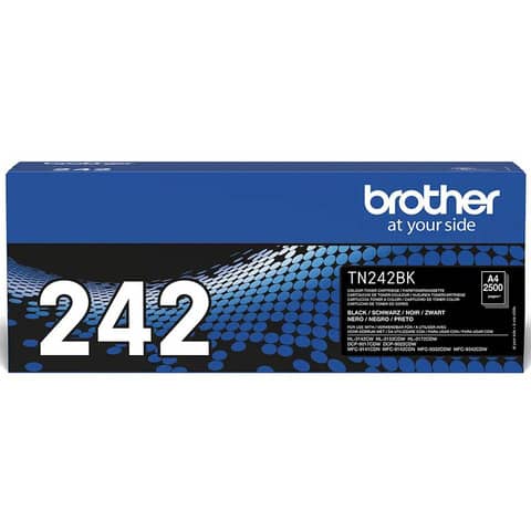 Lasertoner schwarz BROTHER TN242BK